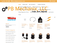 Tablet Screenshot of pbmechanix.com